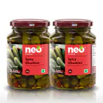 Neo Spicy Gherkins 350g Pack of 2