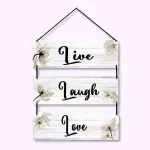 EXPLEASIA Wall Hanging Wooden Art Decoration Item for Home | Office | Living Room | Bedroom | Decoration Items | Motivational quotes decor| Gift Items (Brown)