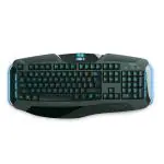 Tarkan E-Blue Led Waterproof Wired Professional Gaming Keyboard (Blue)