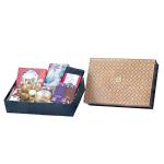 ZOROY Luxury Chocolate Royal Gold Gift hamper Combo For Diwali Corporate Birthday Weeding Christmas | Belgian style chocolate | Dry fruits | Arabica AA Coffee | Lotus T-lite holder |100% Veg