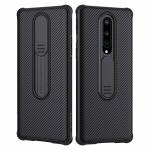 Star Craftune Nillkin Case for OnePlus 8 5G (1+8) Cam Shield Pro Camera Slider Double Layered Protection TPU + PC Black Color