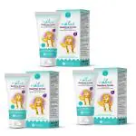 Mateo Rashfree Cream | No More Rash Works Great On Baby's Bum | Dermatologically Tested PH 5.5 | White | Diaper Rash Cream or Nappy Cream for Babies With Soothing Relief, 60g (Pack of 3)