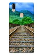 Mobiera Railway Track Design Printed Back Cover Case For Vivo V9