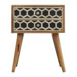 ARTISAN FURNITURE Bone Inlay Bedside with 2 Drawers 45x35x57 cm.