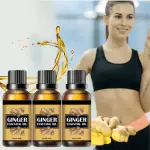 STYLISHGUYS Fat Burning Lymphatic Drainage Ginger Belly Drainage Ginger Massage Slim Oil