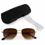 THE VITREOUS Rimless Stylish & Premium Polarized Sunglasses | 100% UV Protected | Men & Women | Extra Wide | Sunglass