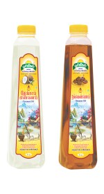 Poorvigam Cold Pressed 1 LTR Combo| Coconut Oil| Sesame Oil| Pack Of 2