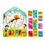 LIME SHADES Time Learning Clock Educational Toy for Children Where Time Telling Meets Playful Puzzles with Preschool-Friendly & Fun Playful Activities for Ages 4+ Years