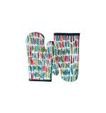HOMEFLY _ Tidy Multi Cotton Micro Oven Hand Glove Pack Of 2