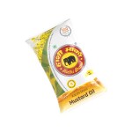 Elephant Brand Hathi Mustard Oil - Ideal for cooking food, pickles, massages | 1L x 16 Bulk Pack