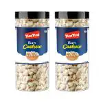 YUM YUM Premium Dry Fruits Cashew Nuts Kaju 500gm (Pack of 2-250gm Jar Each)