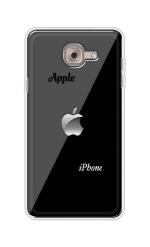 STORESOME Galaxy J7 Max Multicolor Lightweight, WaterProof, Anti Scratch Apple Theme Back Cover