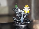 BECKON VENTURE Handcrafted Smoke Ganesha Fountain with 10 Cones For Home decor(BVbigbfm1yl)