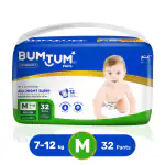 Bumtum Diaper Pants Medium (M) Size - 32 Diapers |Pack of 1 |Super Soft with Leakage Protection