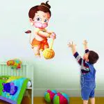 Sticker Studio Vinyl Bal Hanuman Wall Stickers Standard