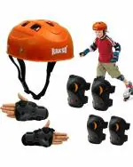 Rakso Flexible Kating and Cycling Protective Orange - S