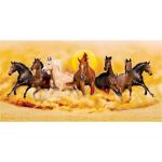 Artway Seven Horses Vastu Wallpapers Fully Waterproof Vinyl Sticker Poster for Living Room, Bedroom, Office, Kids Room (Size - 16 X 32 Inches/ 40 cm X 80 cm)