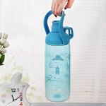 Crevizon 2.7 Liter Water Bottle With Clear ML Marking For Gym Yoga Office Multi Color