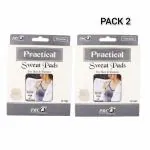 SWEAT CLEAR Disposable Underarm Sweat Pads - Pack of 2 (20 Pads) - Safe on All Fabrics, One Size Fits All, Hypoallergenic, Sweat & Odor Control for Men & Women