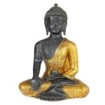 ARTVARKO Home Decor Brass Buddha Sitting Statue - 12 inch Big