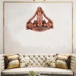 CraftHouse Handcrafted Beautiful Bhagwan Murti Desing Tirumala Tirupati Venkateswara Swami Wall Hanging Decorative Showpiece - Metal