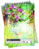 Craft Qila Spring Multicolored (50 Sheets, 100 Pages) A4 Sketchbook | Top Spiral-Bound Sketchpad for Artists | Professional Grade Drawing and Sketchbook - Pack of 2