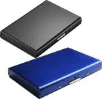 Stealodeal Blue Black 6 Card Holder (Set Of 2)
