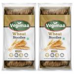 Vegimaa Wheat Noodles, Made with whole wheat flour, Maida free 220 grams (Pack of 2)