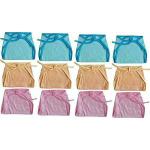 Chinmay Kids Multicolor Baby Premium Cotton Cloth Diaper Washable Reusable (0 - 6 M+ ) Set of 12