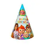 The Party Store Cocomelon themed Birthday Caps- Pack of 10