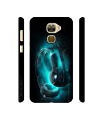 Casotec Cool Headphone Design 3D printed Hard Back Case Cover for LeTv LeEco Le Pro 3