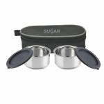 Sugar Homeware Duople insulated stainless steel double wall lunchbox (set of 2)