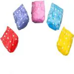 Swito Mart Newborn Baby Reusable Cloth Diapers, Washable Adjustable Infant Diaper Nappies, Multicolor-(3-24 Months, No Inserts pads Included) - Pack/combo of 5 Pcs ()