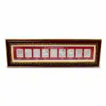 Goldgiftideas 999 Wooden Silver Ashtavinayak Darshan Photo Frame