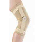 KUDIZE Hinged Tubular Knee Support Beige, XXL