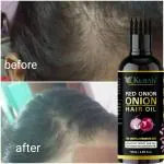 KURAIY pure Onion oil Anti-Frizz Hair Serums Hair Growth Essential Oil Damaged Care Repair Nursing Frizzy Hair Scalp Care 50ml