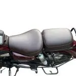 SAHARA SEATS Compatible Honda CB 350 (New) Split Seats Cushion Seat Cover, Brown, Pack of 1