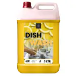 BLISS & BLUSH Dishwash Liquid 5 Liter Yellow with Freshness, Gentle on Hands, Removes tough grease, 100% Plant-Based