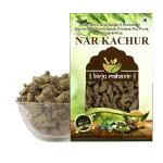 BrijBooti Narkachur - Kali Haldi - Nar Kachur - Narkchaur - Curcuma Zerumbet - Zedoary Root - Black Turmeric 100 Gr
