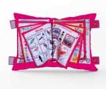 Alphabet, Numbers, Animals English and Hindi Names Learning Cushion Baby Pillow Book for Up to 1 Year Kids Boys and Girls