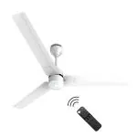 Atomberg Renesa 1200 MM 3 Blade Bldc Motor With Remote 3 Blade Ceiling Fan, White