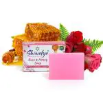 shiwalya natural bath soap combo pack size ( aloevera . rose . coconut & cool mint soap )