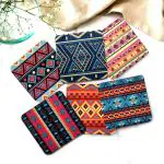 Clawcrafts Set of 6 Aztec Mandala Design 4 Inch Coasters with Tray for Dining Table and Home Decor- Coaster for Office Table - Gift Set