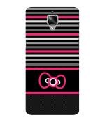 Bhai Cover Oneplus 3T Pink Round Pattern Design Mobile Back Case Cover