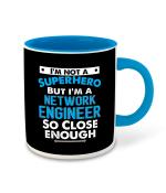 Whats Your Kick Engineering Theme I m a Engineer Design Printed Sky Blue Ceramic Coffee and Tea Mug 325 ML