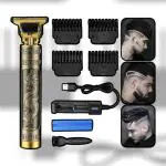 HTC Metal Body Trimmer T9 Shaver For Gold