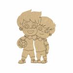 PAPERICIOUS Lippan Art Mandala Raw Pre Marked MDF Base Brothers(15cm)