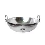 Mr.Cheff Hindalium Indolium 10 Inch Kadai/china chettty Kadhai 25.5 cm diameter 2.25 L capacity (Aluminium)