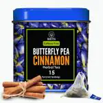 Blue Tea Butterfly Pea Flower Cinnamon Herbal Tea -30 Tea Bags