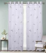 Jvin Fab Red Polyester Curtain